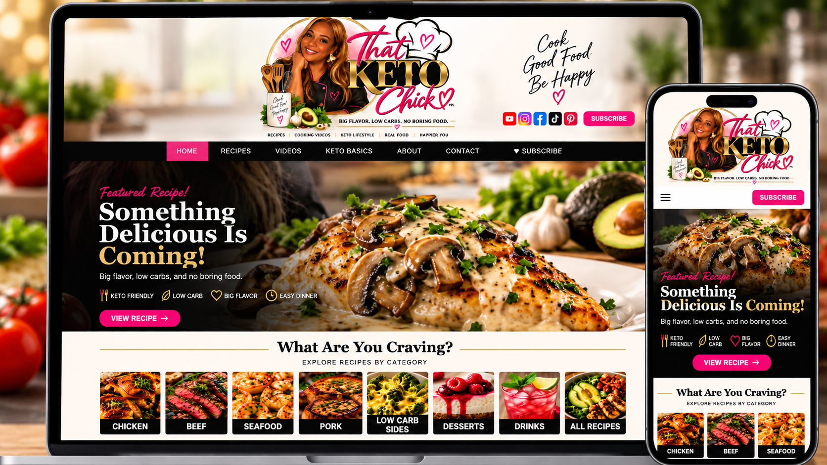 That Keto Chick website preview